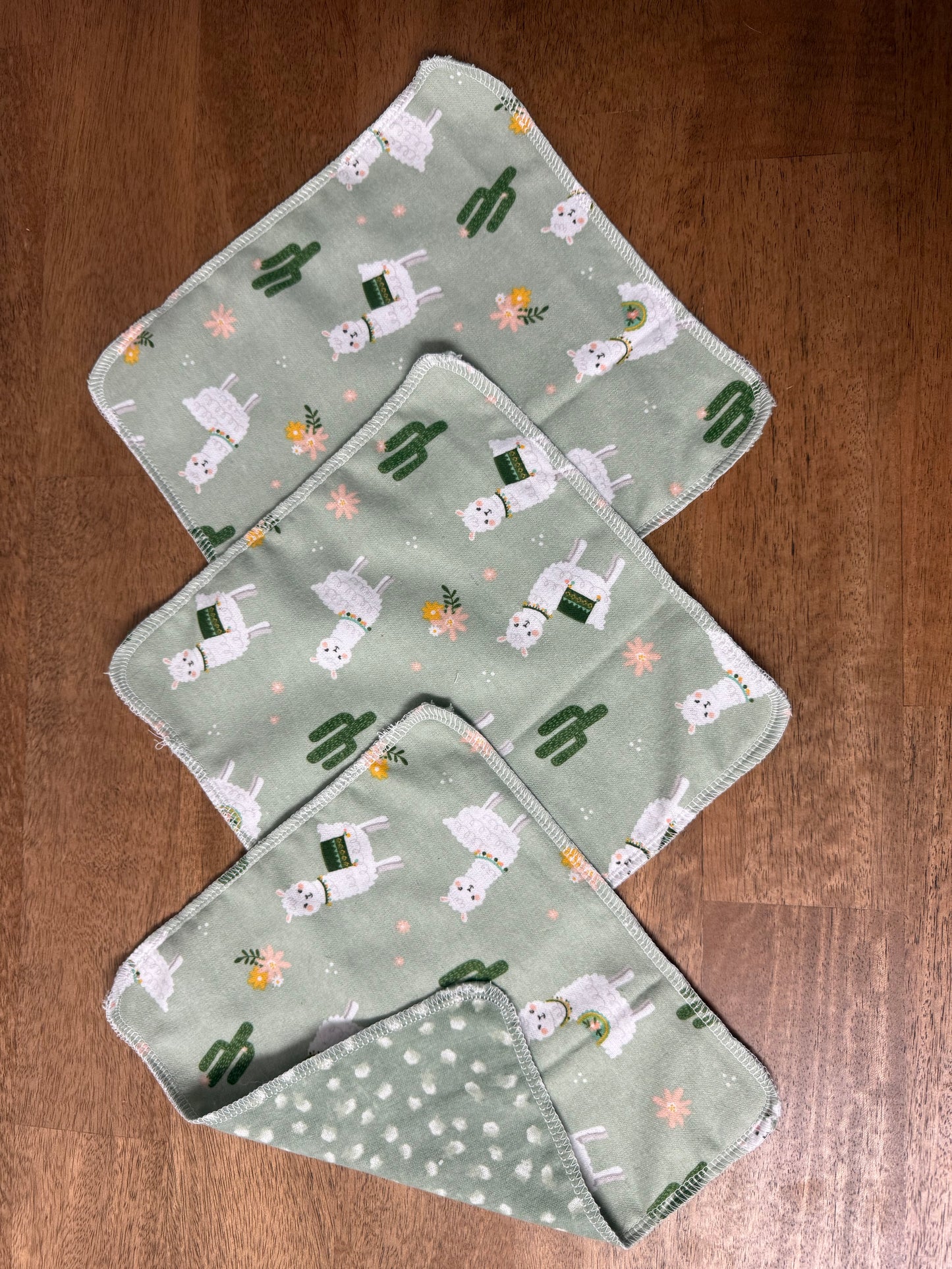 Un-Paper Towel starter/refill pack. Set of 3