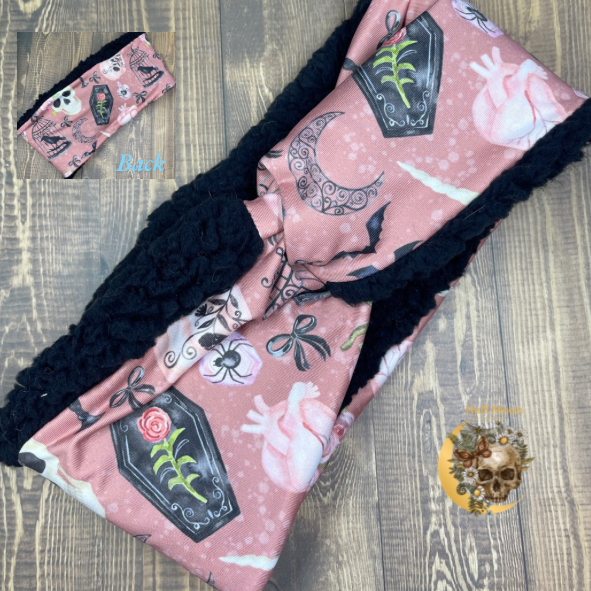 Sherpa lined head wrap.