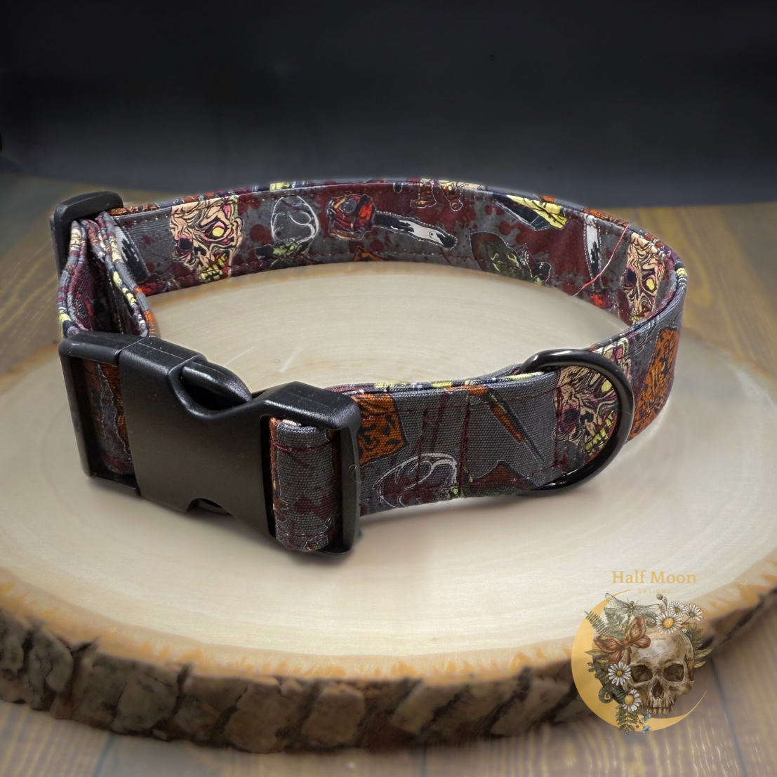 Not So Nice Dead guys Dog Collar