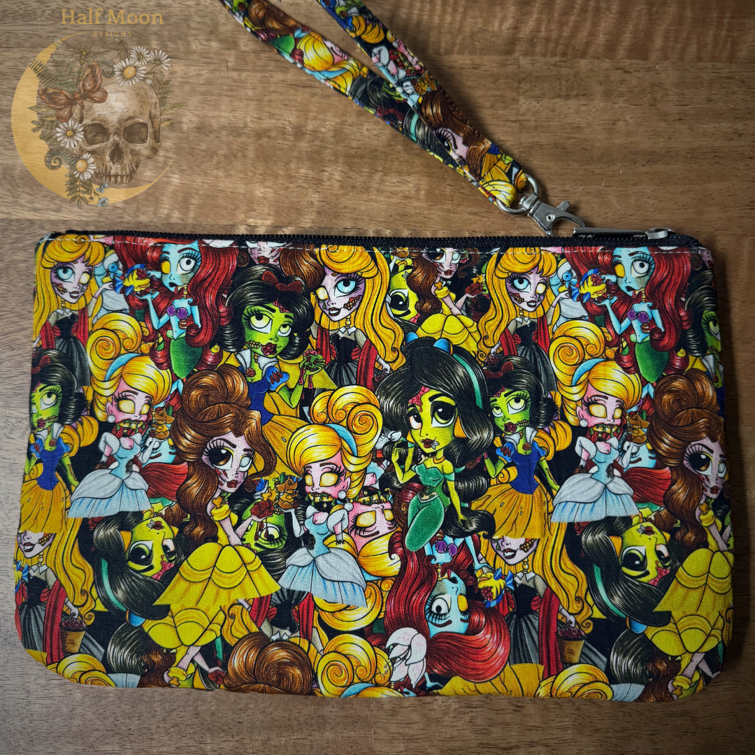 Zombie Princess Zippy Clutch