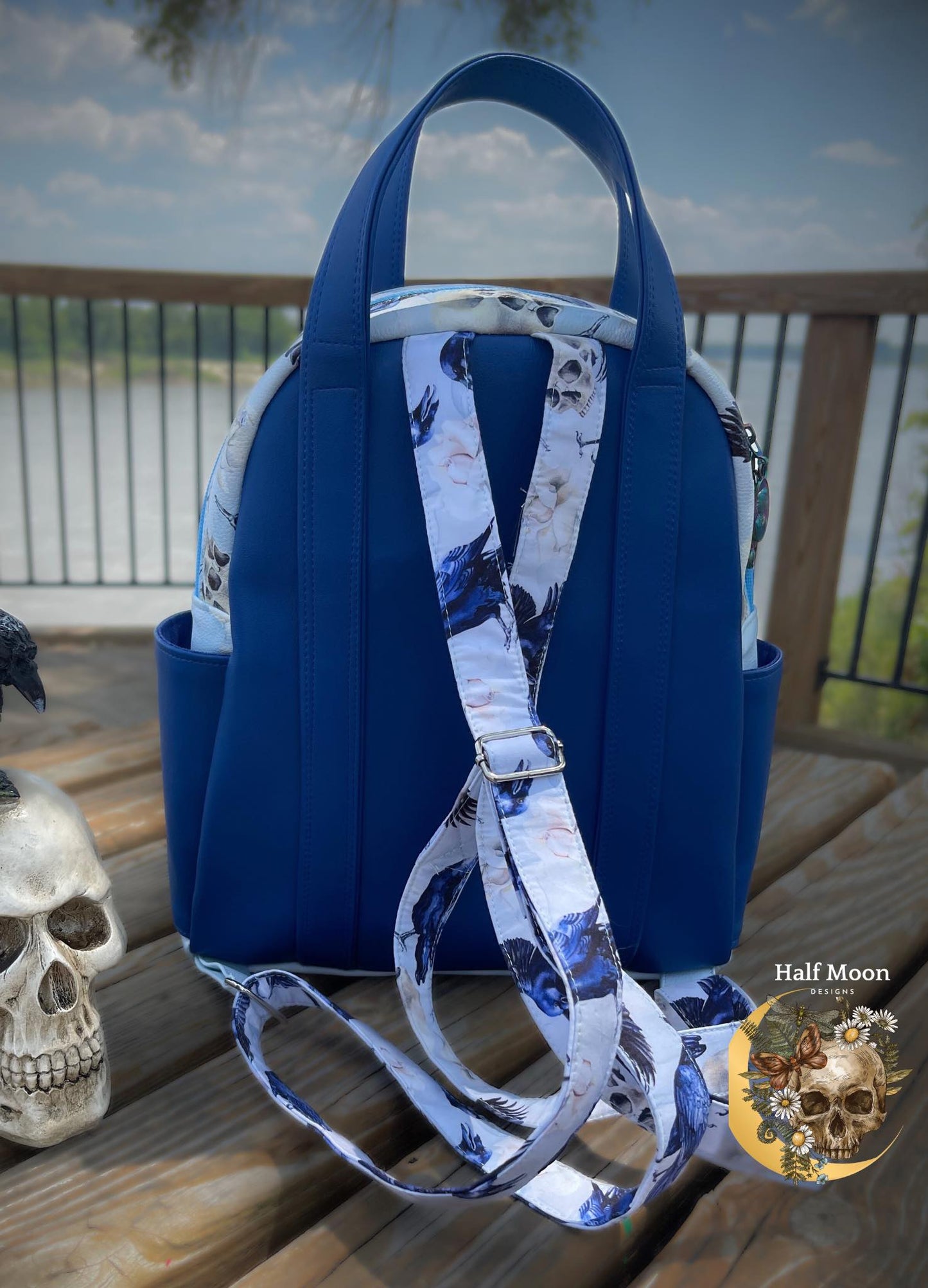 Skulls, Roses and Raven Backpack.