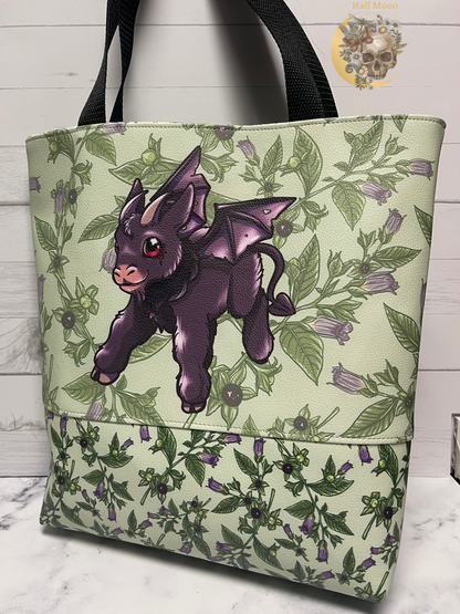 Jersey Devil structured tote bag