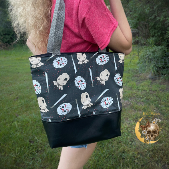 Masked Slasher Structured Tote bag