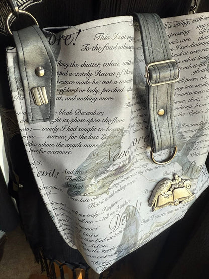 A Quaint Poe Bag Stitched of Beauty and Dread