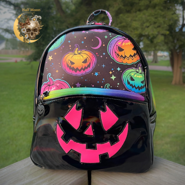 Jack O Lantern mini backpack