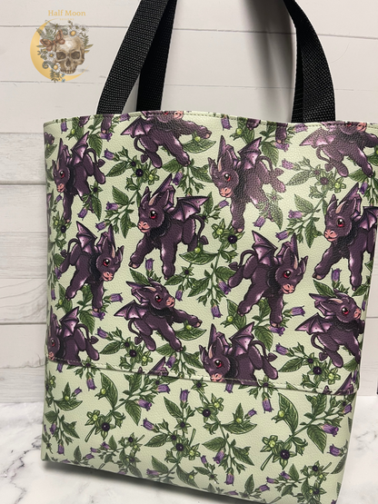 Jersey Devil structured tote bag