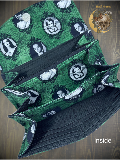 Ladies of Horror Green Wallet