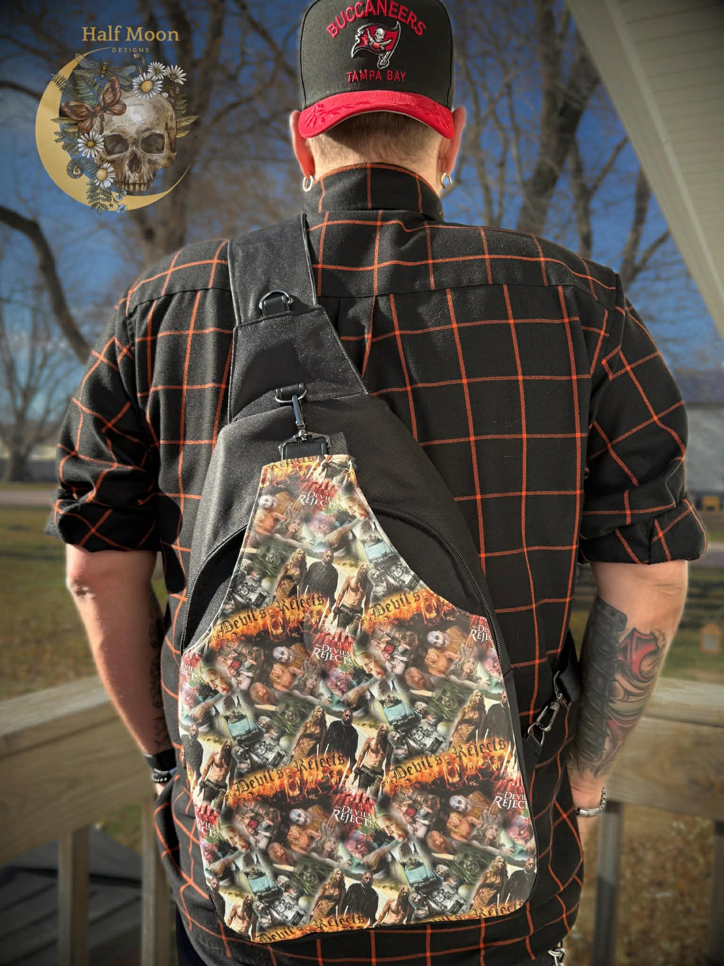 The Devils work- Backpack sized sling bag